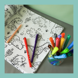 Cahier de coloriage lavable